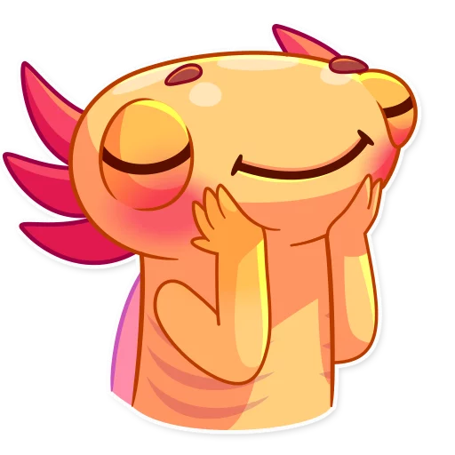 😊 Стикер «Mexican Axolotl» для Telegram