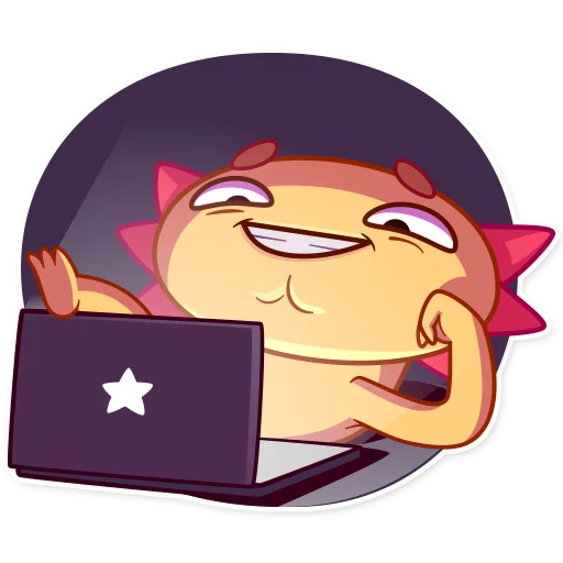 😄 Стикер «Mexican Axolotl» для Telegram