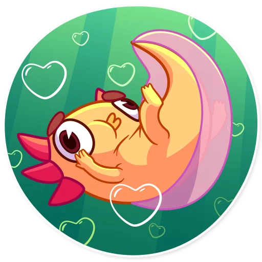 😗 Стикер «Mexican Axolotl» для Telegram