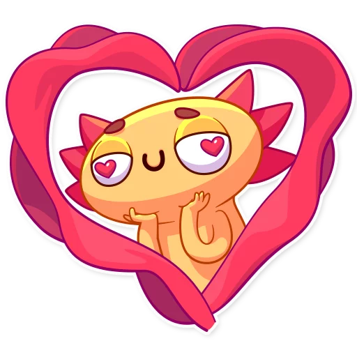 😍 Стикер «Mexican Axolotl» для Telegram