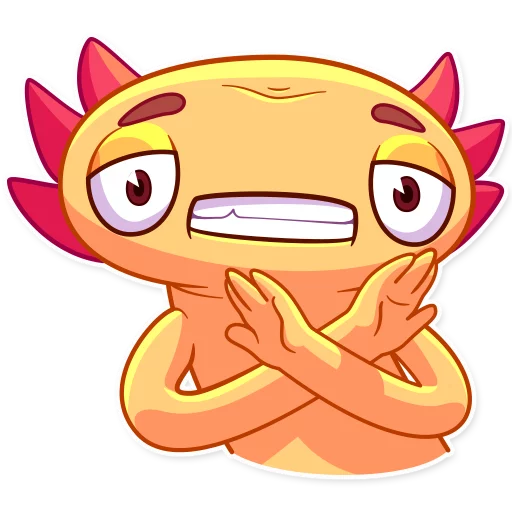 😁 Стикер «Mexican Axolotl» для Telegram