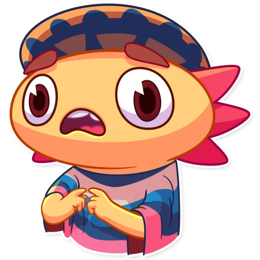 😦 Стикер «Mexican Axolotl» для Telegram