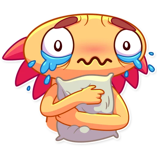 😥 Стикер «Mexican Axolotl» для Telegram
