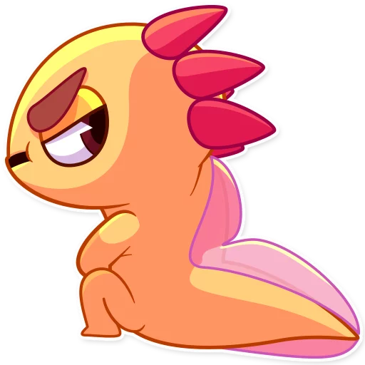 😠 Стикер «Mexican Axolotl» для Telegram