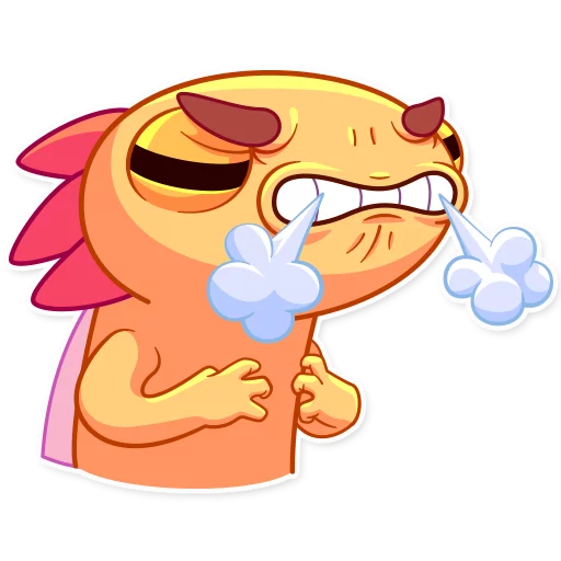 😤 Стикер «Mexican Axolotl» для Telegram
