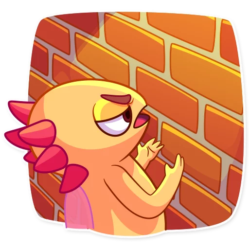🙉 Стикер «Mexican Axolotl» для Telegram