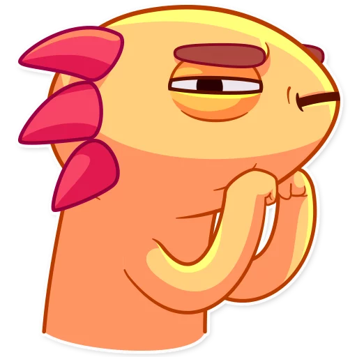 😑 Стикер «Mexican Axolotl» для Telegram