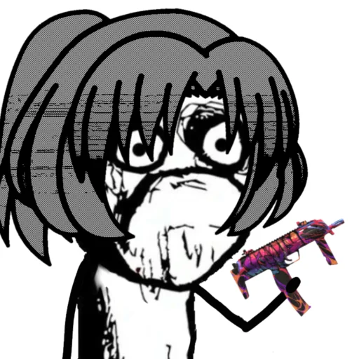 🔫 Стикер «Mezumi Stiker» для Telegram