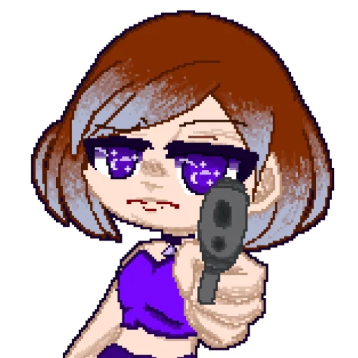 🔫 Стикер «Mezumi Stiker» для Telegram