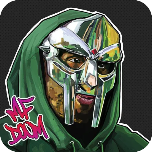 😗 Стикер «MF DOOM» для Telegram
