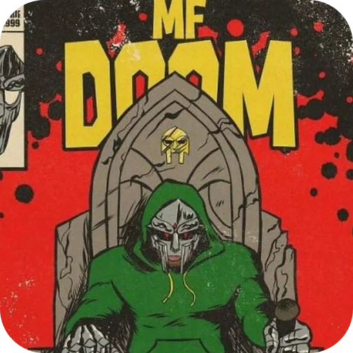😡 Стикер «MF DOOM» для Telegram
