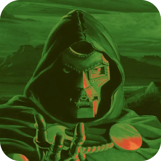 💚 Стикер «MF DOOM» для Telegram
