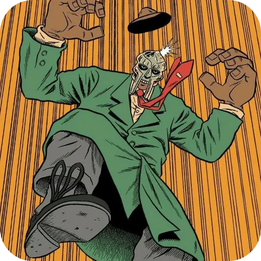 ⬇ Стикер «MF DOOM» для Telegram