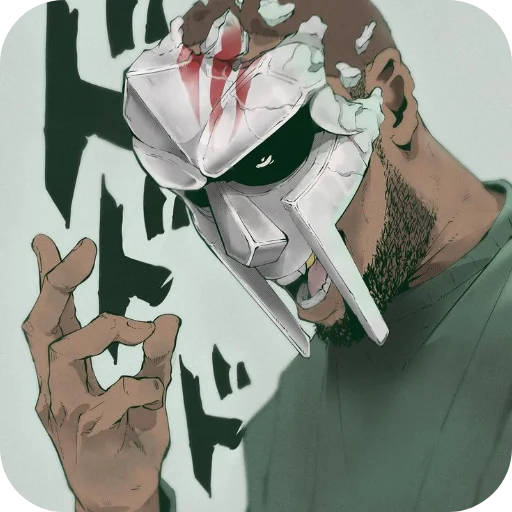 😁 Стикер «MF DOOM» для Telegram