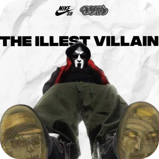⬇ Стикер «MF DOOM» для Telegram