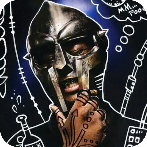 😊 Стикер «MF DOOM» для Telegram