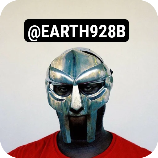 😏 Стикер «MF DOOM» для Telegram