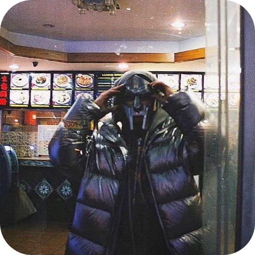 🧥 Стикер «MF DOOM» для Telegram