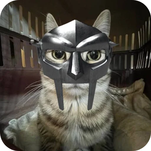 😼 Стикер «MF DOOM» для Telegram