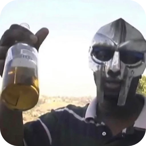 🍾 Стикер «MF DOOM» для Telegram