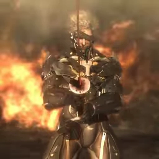 😈 Стикер «Metal Gear Rising Revengeance» для Telegram