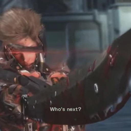 😡 Стикер «Metal Gear Rising Revengeance» для Telegram