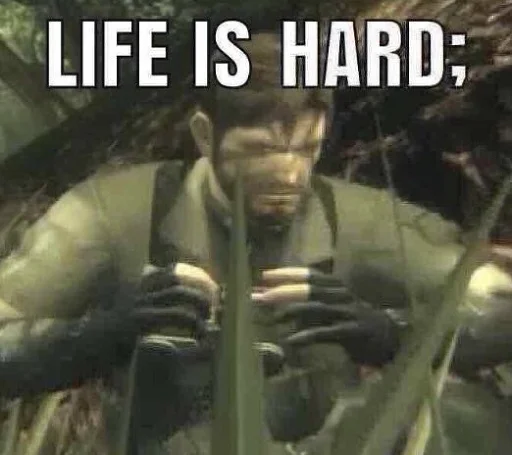 😔 Стикер «My Snake is Solid» для Telegram