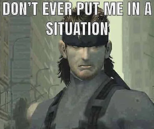 😶 Стикер «My Snake is Solid» для Telegram