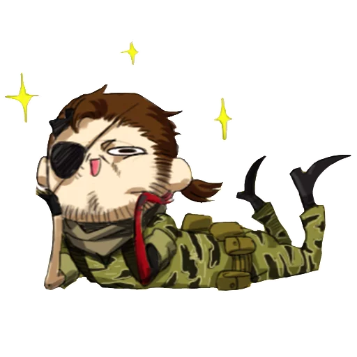 😌 Стикер «MGSV» для Telegram
