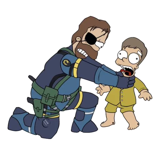😡 Стикер «MGSV» для Telegram