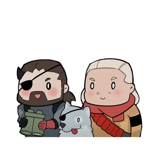 👬 Стикер «MGSV» для Telegram