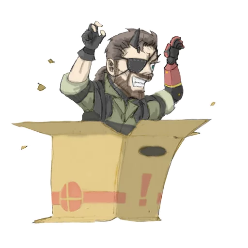 🐵 Стикер «MGSV» для Telegram