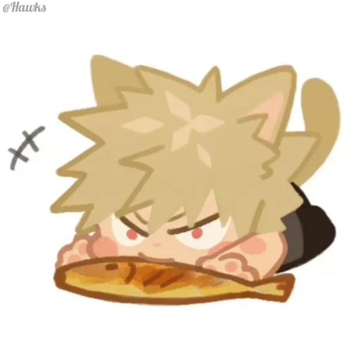 🐱 Стикер «MHA Vid Pack» для Telegram