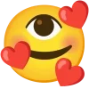 🌟 Эмодзи «Eye smiles» для Telegram