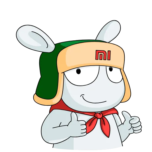 👍 Стикер «Кролик Mi Rabbit» для Telegram