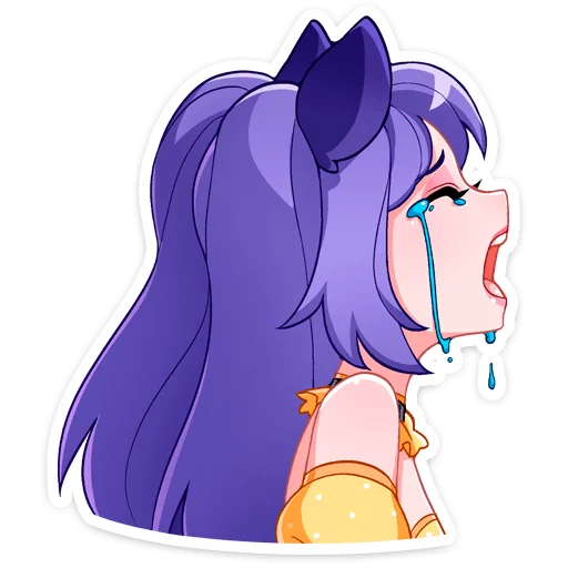 😔 Стикер «Мия» для Telegram
