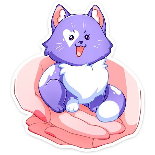 ☺️ Стикер «Мия» для Telegram