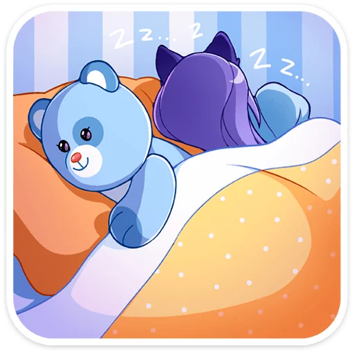 😴 Стикер «Мия» для Telegram