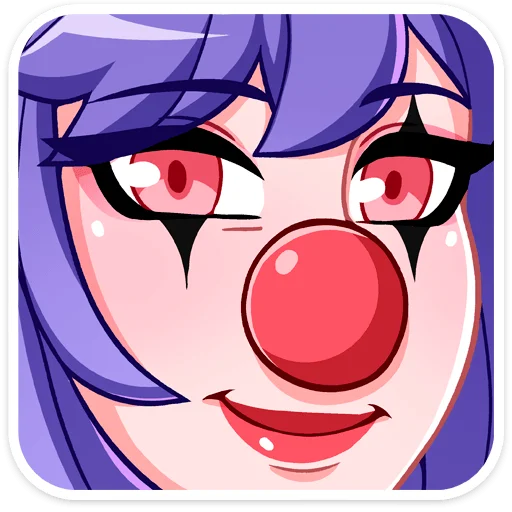 🤡 Стикер «Мия» для Telegram