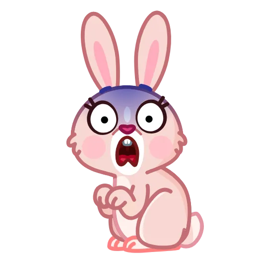 😨 Стикер «Mia Bunny» для Telegram