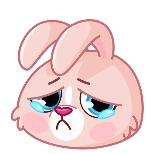 😢 Стикер «Mia Bunny» для Telegram