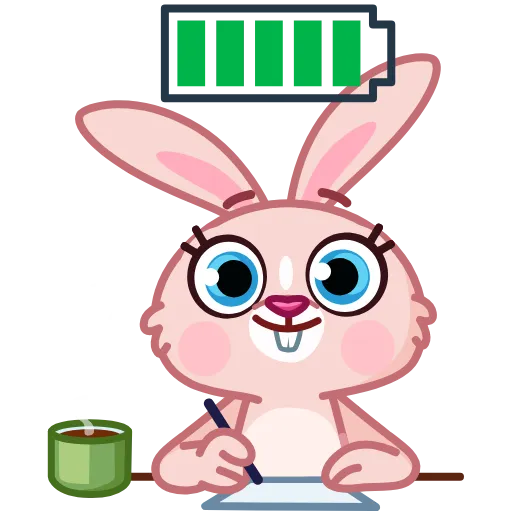 😪 Стикер «Mia Bunny» для Telegram