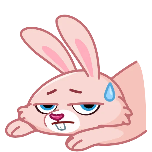 😓 Стикер «Mia Bunny» для Telegram