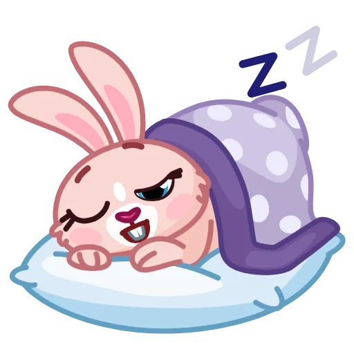 😴 Стикер «Mia Bunny» для Telegram