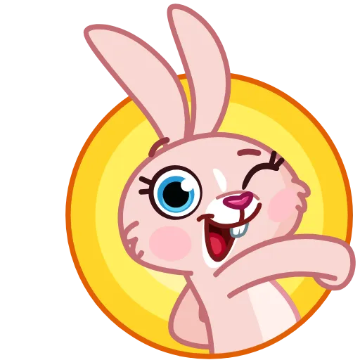 😉 Стикер «Mia Bunny» для Telegram