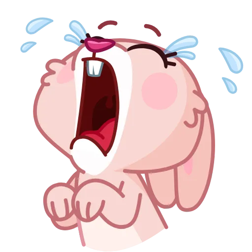 😭 Стикер «Mia Bunny» для Telegram