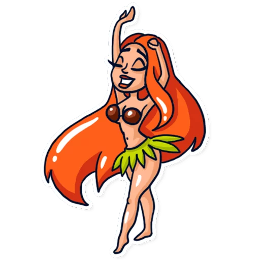 💃 Стикер «Mia&;s vacation» для Telegram
