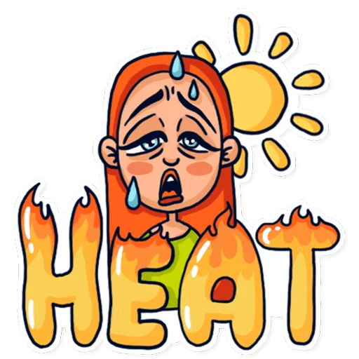 ☀ Стикер «Mia&;s vacation» для Telegram