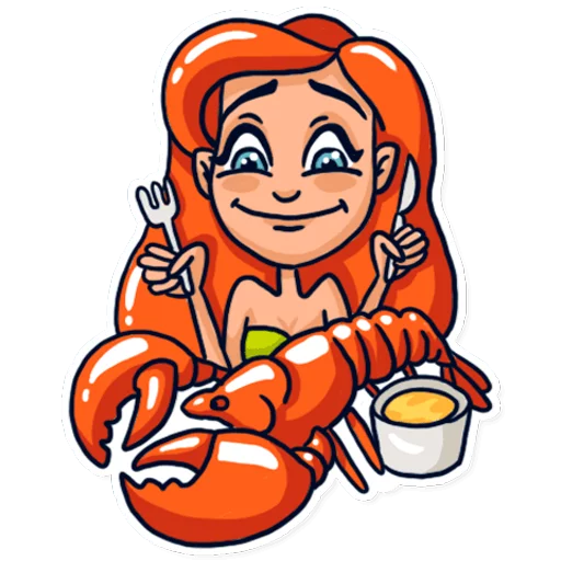 🍴 Стикер «Mia&;s vacation» для Telegram