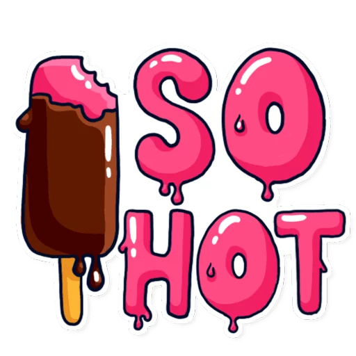🍦 Стикер «Mia&;s vacation» для Telegram